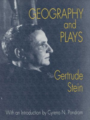 cover image of Geography and Plays